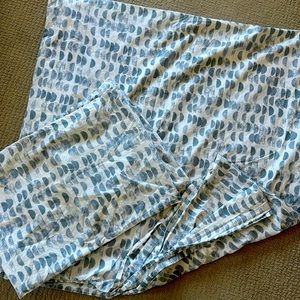 West Elm full size duvet cover + S/2 shams